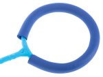 Hula hop noha skákacia lopta svietiaca LED modrá – Obrázok 4