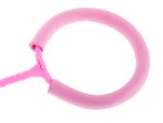 Hula hop noha skákacia lopta svietiaca LED ružová – Obrázok 5
