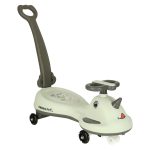 LED Swing FIX S1 gravitačná kolobežka s rukoväťou sivá max. 65 kg – Obrázok 2