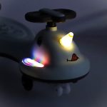 LED Swing FIX S1 gravitačná kolobežka s rukoväťou sivá max. 65 kg – Obrázok 10