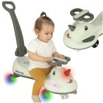 LED Swing FIX S1 gravitačná kolobežka s rukoväťou sivá max. 65 kg – Obrázok 13