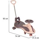 LED Swing FIX S2 gravitačná kolobežka s rukoväťou fialová max. 100 kg – Obrázok 11