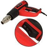 Elektrický vykurovací horák s reguláciou teploty 0-600 stupňov C prietok vzduchu 300-500 l/min + 4 vymeniteľné hroty 1850W – Obrázok 13
