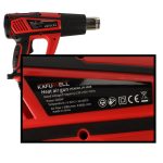 Elektrický vykurovací horák s reguláciou teploty 0-600 stupňov C prietok vzduchu 300-500 l/min + 4 vymeniteľné hroty 1850W – Obrázok 15