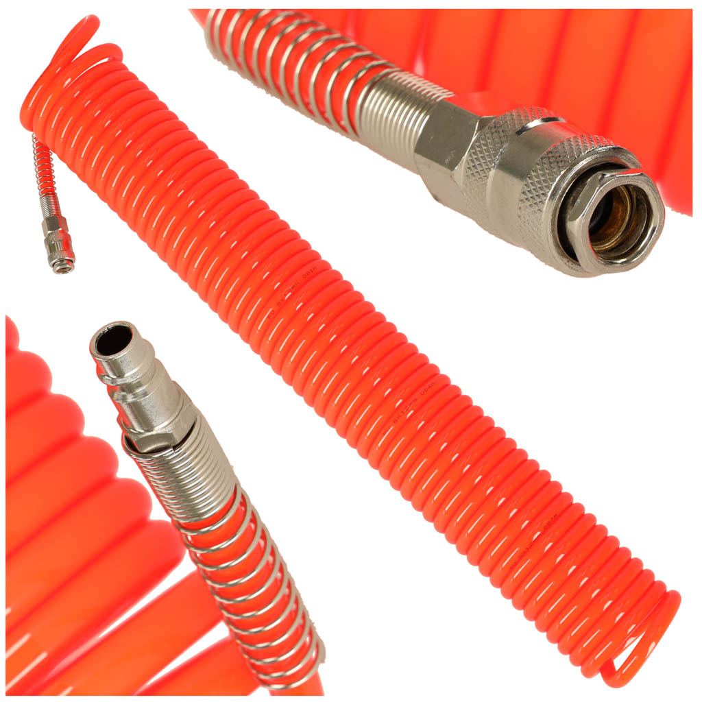 KX472591749 Kompresorová špirálová vzduchová hadica 12 mm 15 m – Obrázok 1