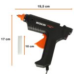 WOKIN Pištoľ na horúce lepidlo 15 W + 11,2 mm kazety – Obrázok 2
