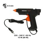 WOKIN Pištoľ na horúce lepidlo 15 W + 11,2 mm kazety – Obrázok 3