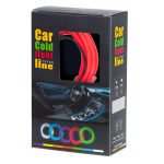 LED ambientné osvetlenie pre auto / auto USB / 12V páska 5m červená