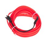 LED ambientné osvetlenie pre auto / auto USB / 12V páska 5m červená – Obrázok 4