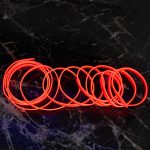 LED ambientné osvetlenie pre auto / auto USB / 12V páska 5m červená – Obrázok 6