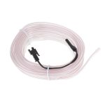 LED ambientné osvetlenie pre auto / auto USB / 12V páska 5m biela – Obrázok 5