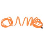 LED ambientné osvetlenie pre auto / auto USB / 12V páska 5m oranžová – Obrázok 4