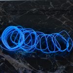 LED ambientné osvetlenie pre auto / auto USB / 12V páska 3m modrá – Obrázok 6