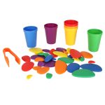 Kreatívne kamienky farebné montessori puzzle – Obrázok 3