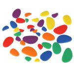 Kreatívne kamienky farebné montessori puzzle – Obrázok 5