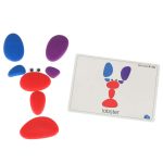 Kreatívne kamienky farebné montessori puzzle – Obrázok 9