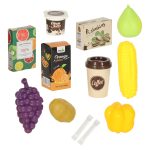 Pokladňa pre deti supermarket obchod skener kalkulačka košík s príslušenstvom 36 el. – Obrázok 4