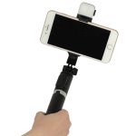 Selfie tyč lampa statív statív čierna – Obrázok 7