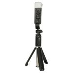Selfie tyč lampa statív statív čierna – Obrázok 11