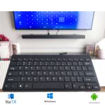 Bezdrôtová klávesnica Smart TV čierna – Obrázok 9