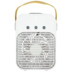 Ventilátor klimatizácie zvlhčovač strieborný – Obrázok 2