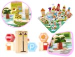 Vzdelávacie drevené mestské puzzle 120el. – Obrázok 2