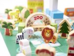 Vzdelávacie drevené mestské puzzle 120el. – Obrázok 7