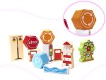 Vzdelávacie drevené mestské puzzle 120el. – Obrázok 13