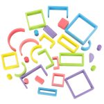 Dúhové montessori vzdelávacie drevené bloky – Obrázok 7
