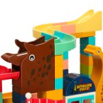 Kreatívne bloky dinosaur park guľôčková dráha 147sz – Obrázok 5