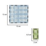 3D magnetické stavebné bloky svietiaci park zvierat 124 el. – Obrázok 12