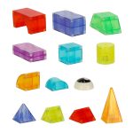 3D stavebné magnetické tehličky LED svietiace 134 el. – Obrázok 5