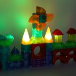 3D stavebné magnetické tehličky LED svietiace 134 el. – Obrázok 8