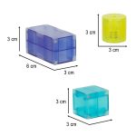 3D stavebné magnetické tehličky LED svietiace 134 el. – Obrázok 9