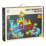 3D stavebné magnetické tehličky LED svietiace 134 el. – Obrázok 10