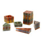 3D stavebné magnetické kocky svietiace park zvierat 90 el. – Obrázok 7