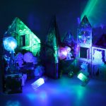 3D stavebné magnetické kocky svietiace park zvierat 90 el. – Obrázok 11