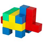 Vzdelávacie magnetické kocky 64 el. – Obrázok 3