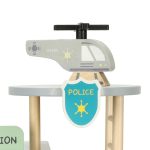 Drevená policajná stanica + policajné auto s vrtuľníkom – Obrázok 4