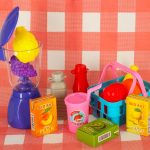 Piknikový kôš ovocné šťavy nápoje potraviny občerstvenie na piknik – Obrázok 12