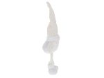 Vianočný trpaslík s bradou biely 47cm – Obrázok 4