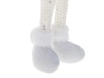 Vianočný trpaslík s bradou biely 47cm – Obrázok 7