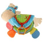 Senzorická kniha hrkálka hryzátko oslík