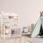 Detská drevená kuchynka MDF MODERN CLASSIC+ príslušenstvo – Obrázok 13