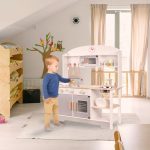 Detská drevená kuchynka MDF MODERN CLASSIC+ príslušenstvo – Obrázok 14