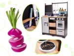 Detská drevená kuchynka MDF s príslušenstvom LOFT XXL 96cm – Obrázok 2