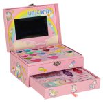 Súprava na líčenie a nechty make-up kozmetika tiene laky zásuvky jednorožec – Obrázok 3