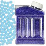 Hydrogélové vodné gélové guľôčky pre kvetinovú pištoľ modré 250g 50 000ks. 7-8mm