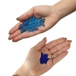 Hydrogélové vodné gélové guľôčky pre kvetinovú pištoľ modré 250g 50 000ks. 7-8mm – Obrázok 6