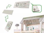 Drevený domček pre bábiky LULILO FLORO boho LED – Obrázok 19